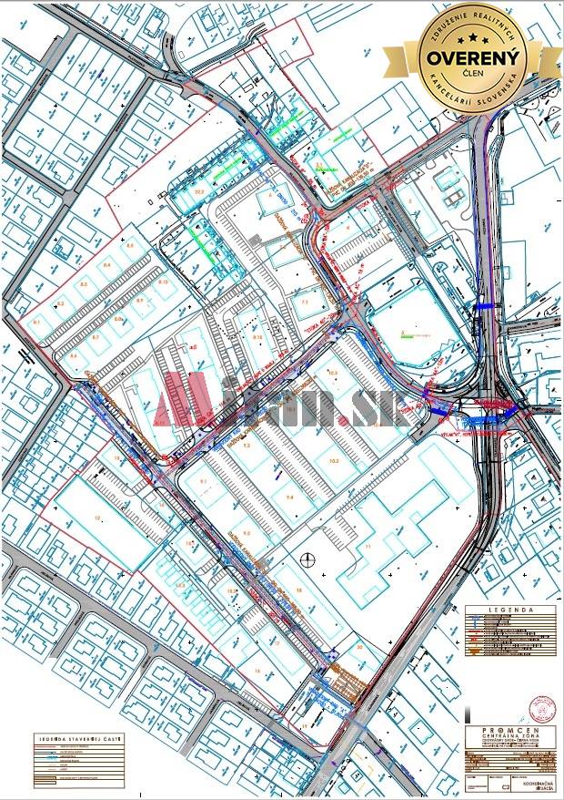 predaj, pozemok pre výstavbu rodinných domov, CENTRO Čierna Voda - vodohospodárske stavby