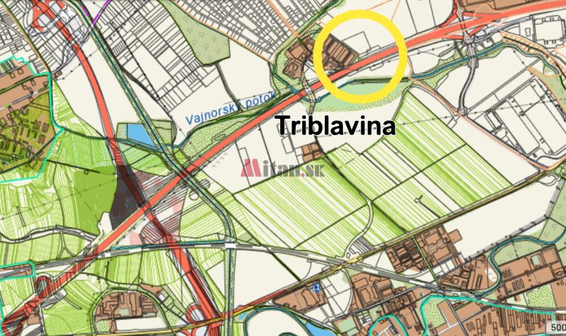 Areál Triblavina - cestné napojenie.png